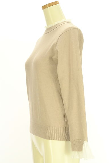 Te chichi（テチチ）の古着「フリル付きハイゲージニット（ニット）」大画像３へ