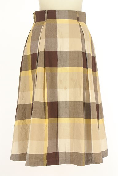 BLUE LABEL CRESTBRIDGE（ブルーレーベル・クレストブリッジ）の古着「チェック柄フレアスカート（スカート）」大画像２へ