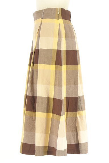 BLUE LABEL CRESTBRIDGE（ブルーレーベル・クレストブリッジ）の古着「チェック柄フレアスカート（スカート）」大画像３へ