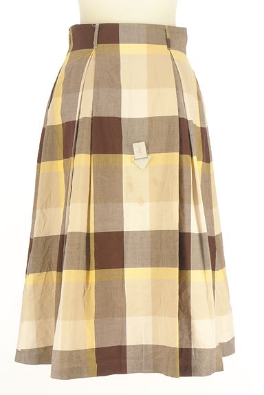 BLUE LABEL CRESTBRIDGE（ブルーレーベル・クレストブリッジ）の古着「チェック柄フレアスカート（スカート）」大画像４へ
