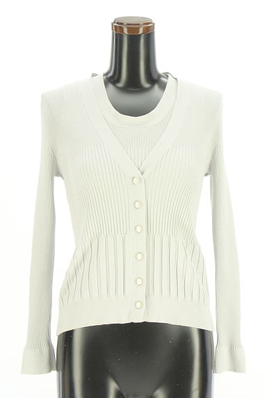 HIROKO BIS（ヒロコビス）の古着「eSSeNtieL HIROKO BIS リブニットアンサンブル（アンサンブル）」大画像１へ