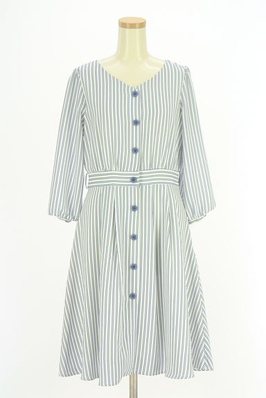 MISCH MASCH（ミッシュマッシュ）の古着「ストライプ柄ワンピース（ワンピース・チュニック）」大画像１へ