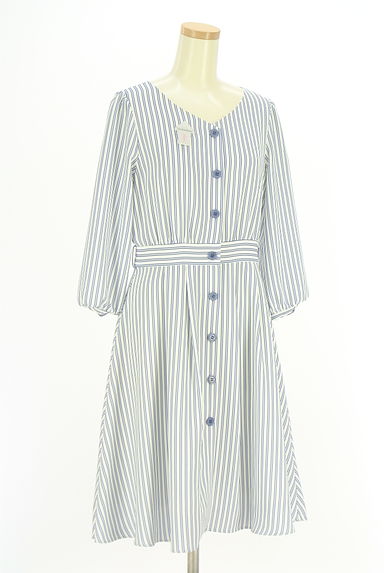 MISCH MASCH（ミッシュマッシュ）の古着「ストライプ柄ワンピース（ワンピース・チュニック）」大画像４へ