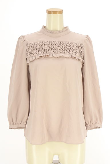 Couture Brooch（クチュールブローチ）の古着「ハイネックフリルカットソー（カットソー・プルオーバー）」大画像１へ