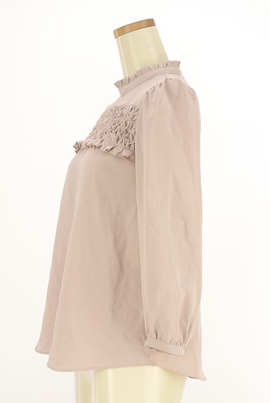 Couture Brooch（クチュールブローチ）の古着「ハイネックフリルカットソー（カットソー・プルオーバー）」大画像３へ