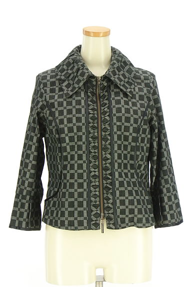 HIROKO BIS（ヒロコビス）の古着「ダブルファスナーチェックジャケット（ジャケット）」大画像１へ