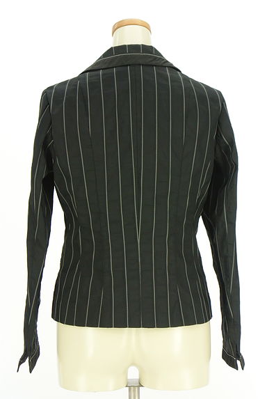 HIROKO BIS（ヒロコビス）の古着「ストライプテーラードジャケット（ジャケット）」大画像２へ