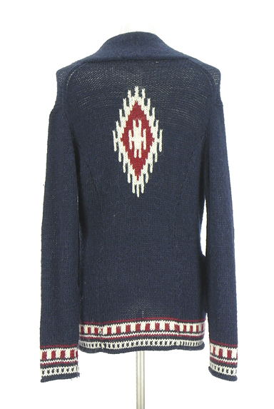 URBAN RESEARCH（アーバンリサーチ）の古着「エスニック柄ワンボタンニットカーデ（カーディガン）」大画像２へ