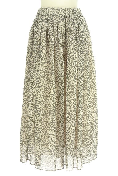 NOLLEY'S（ノーリーズ）の古着「レオパード柄シフォンロングスカート（ロングスカート・マキシスカート）」大画像１へ