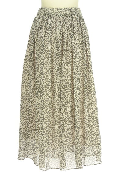 NOLLEY'S（ノーリーズ）の古着「レオパード柄シフォンロングスカート（ロングスカート・マキシスカート）」大画像２へ