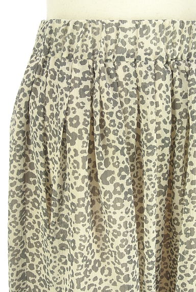NOLLEY'S（ノーリーズ）の古着「レオパード柄シフォンロングスカート（ロングスカート・マキシスカート）」大画像４へ