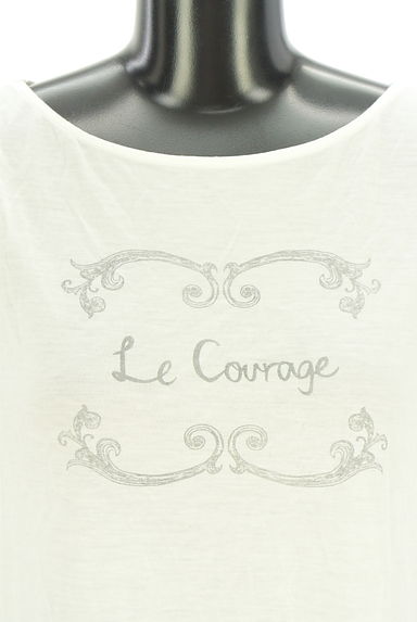 ROPE（ロペ）の古着「バックシフォンロゴプルオ―バー（Ｔシャツ）」大画像４へ