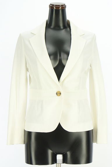 UNTITLED（アンタイトル）の古着「ペプラムテーラードジャケット（ジャケット）」大画像１へ