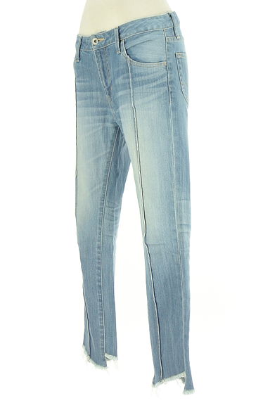 RITSUKO SHIRAHAMA（リツコ シラハマ）の古着「裾ダメージデニムパンツ（デニムパンツ）」大画像３へ