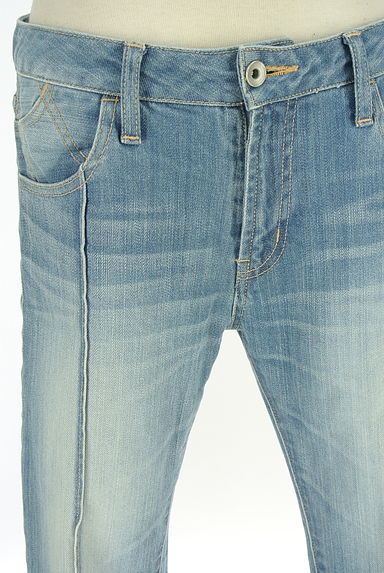 RITSUKO SHIRAHAMA（リツコ シラハマ）の古着「裾ダメージデニムパンツ（デニムパンツ）」大画像４へ
