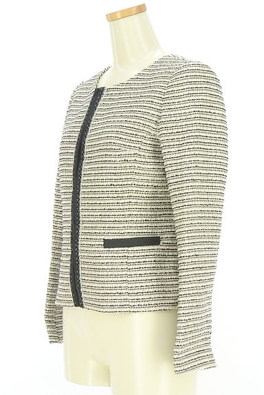 UNTITLED（アンタイトル）の古着「ノーカラーツイードジャケット（ジャケット）」大画像３へ