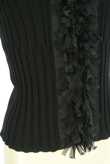 クリックで大画像表示 HIROKO BIS(ヒロコビス)の古着「半袖リブニットトップス(ニット)」大画像5へ