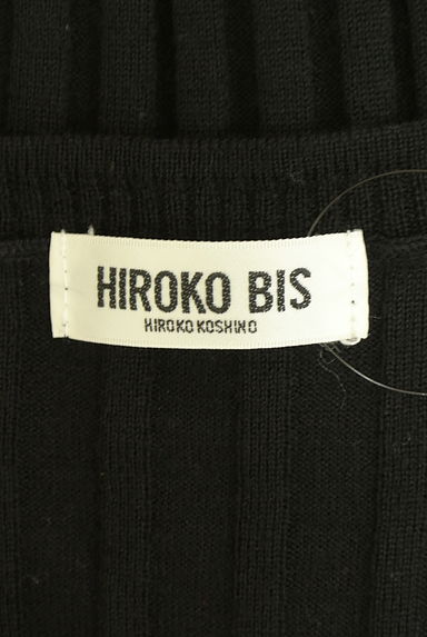 クリックで大画像表示 HIROKO BIS(ヒロコビス)の古着「半袖リブニットトップス(ニット)」大画像6へ