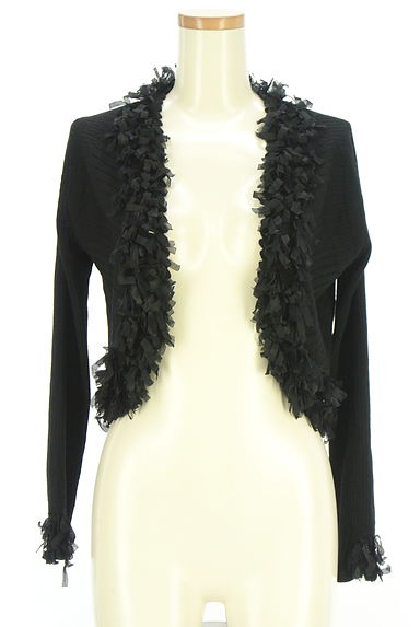 HIROKO BIS（ヒロコビス）の古着「リブニットカーディガン（カーディガン・ボレロ）」大画像１へ