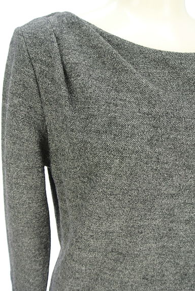 COUP DE CHANCE（クードシャンス）の古着「アシンメトリータックウールワンピース（ワンピース・チュニック）」大画像４へ