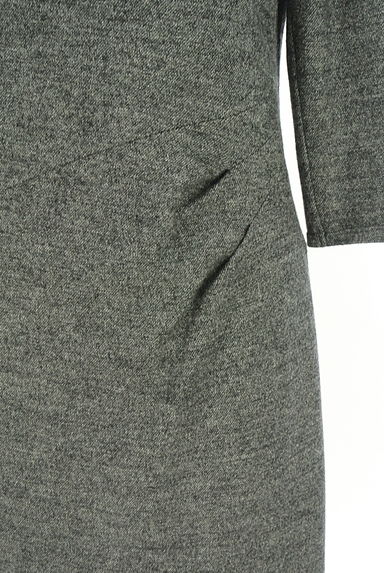 COUP DE CHANCE（クードシャンス）の古着「アシンメトリータックウールワンピース（ワンピース・チュニック）」大画像５へ