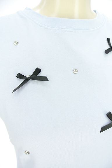 Lily Brown（リリーブラウン）の古着「リボン付きショート丈パフスリTシャツ（Ｔシャツ）」大画像４へ