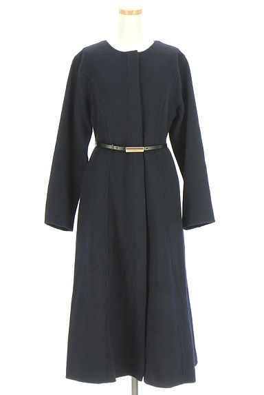 CELFORD（セルフォード）の古着「ノーカラーウールロングコート（コート）」大画像４へ