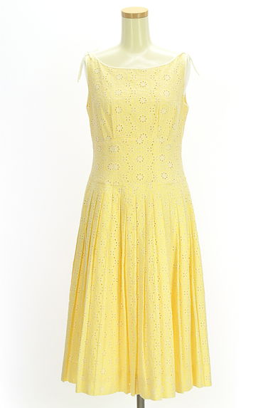 Brooks Brothers（ブルックスブラザーズ）の古着「ノースリカットワークレースワンピース（キャミワンピース）」大画像１へ