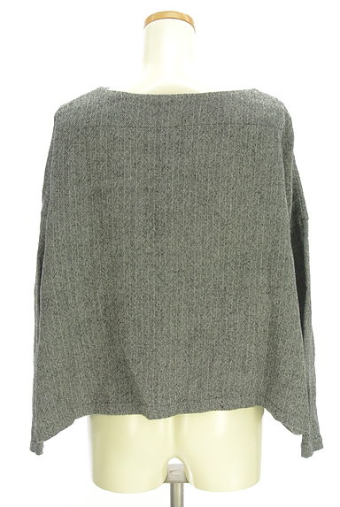 mizuiro ind（ミズイロインド）の古着「ヘリンボーン織ウールカットソー（カットソー・プルオーバー）」大画像２へ