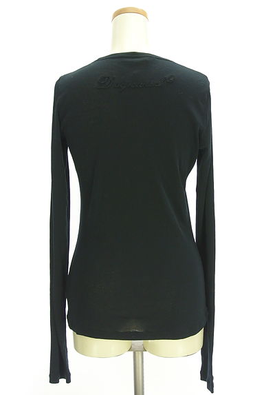 DSQUARED2（ディースクエアード）の古着「ステッチ模様ヘンリーネックカットソー（カーディガン・ボレロ）」大画像２へ