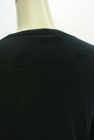 DSQUARED2（ディースクエアード）の古着「ステッチ模様ヘンリーネックカットソー（カーディガン・ボレロ）」大画像５へ