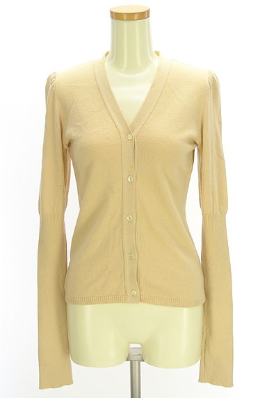 PAUL&JOE（ポール＆ジョー）の古着「袖リブ切替Vネックニットカーディガン（カーディガン・ボレロ）」大画像１へ