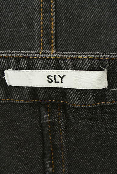 SLY（スライ）の古着「6分袖ブラックデニムワンピース（ワンピース・チュニック）」大画像６へ