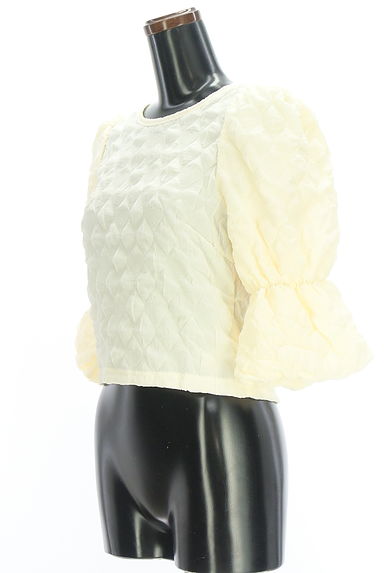 SLY（スライ）の古着「7分袖ひし形織カットソー（カットソー・プルオーバー）」大画像３へ