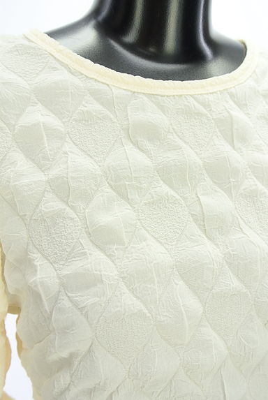 SLY（スライ）の古着「7分袖ひし形織カットソー（カットソー・プルオーバー）」大画像４へ