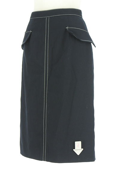 LAUTREAMONT（ロートレアモン）の古着「膝下丈ステッチタイトスカート（スカート）」大画像４へ