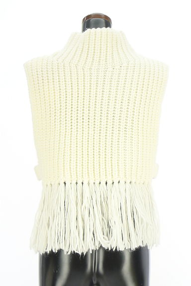 anuans（アニュアンス）の古着「フリンジハイネックニットベスト（ベスト・ジレ）」大画像２へ