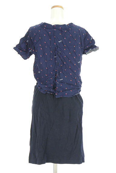 ARNOLD PALMER（アーノルドパーマー）の古着「ヨット柄ドッキング膝下ワンピース（ワンピース・チュニック）」大画像２へ