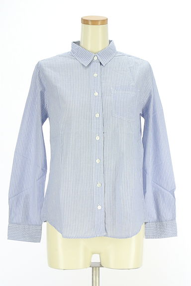 Te chichi（テチチ）の古着「Lugnoncure ストライプコットンシャツ（カジュアルシャツ）」大画像１へ