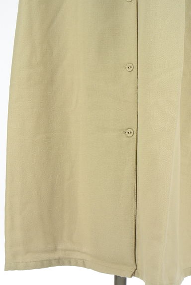 Samansa Mos2（サマンサモスモス）の古着「ダブルボタンノーカラーロングワンピース（ワンピース・チュニック）」大画像５へ