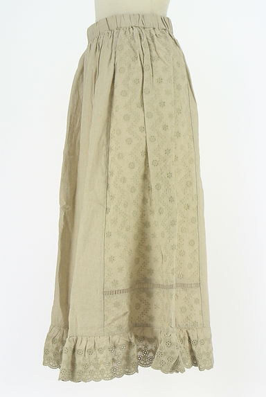 クリックで大画像表示 Samansa Mos2(サマンサモスモス)の古着「kazumiコラボ刺繍レース切替ロングスカート(ロングスカート・マキシスカート)」大画像3へ