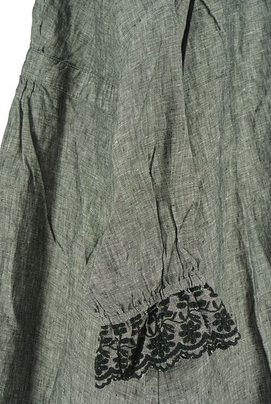 Samansa Mos2（サマンサモスモス）の古着「Kazumi×SamansaMos2 ロングシャツワンピ（ワンピース・チュニック）」大画像５へ