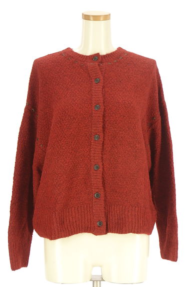 クリックで大画像表示 Samansa Mos2(サマンサモスモス)の古着「ステッチニットカーディガン(カーディガン・ボレロ)」大画像1へ