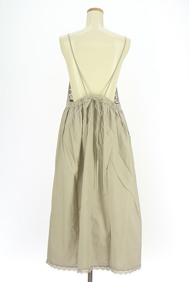 Samansa Mos2（サマンサモスモス）の古着「透かし編みレースロングキャミワンピース（キャミワンピース）」大画像２へ