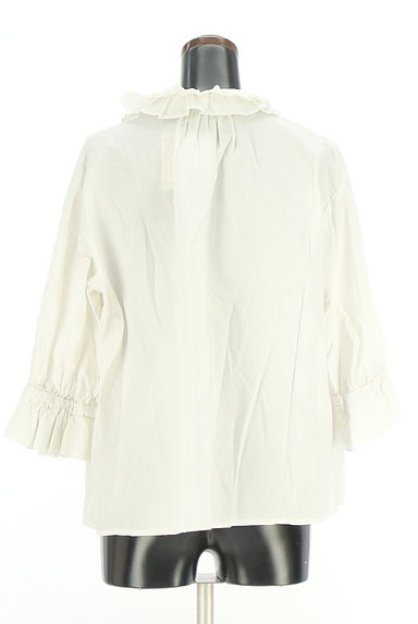 Samansa Mos2（サマンサモスモス）の古着「七分袖フリルカラーブラウス（ブラウス）」大画像２へ