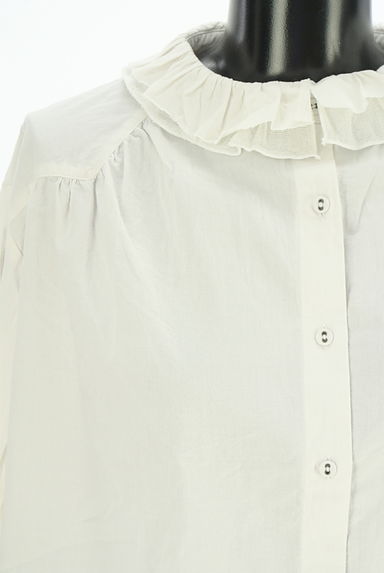 Samansa Mos2（サマンサモスモス）の古着「七分袖フリルカラーブラウス（ブラウス）」大画像４へ