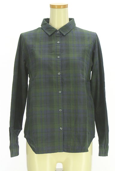 クリックで大画像表示 Samansa Mos2(サマンサモスモス)の古着「チェック柄シャツ(カジュアルシャツ)」大画像1へ