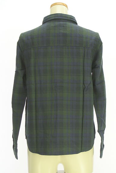 クリックで大画像表示 Samansa Mos2(サマンサモスモス)の古着「チェック柄シャツ(カジュアルシャツ)」大画像2へ