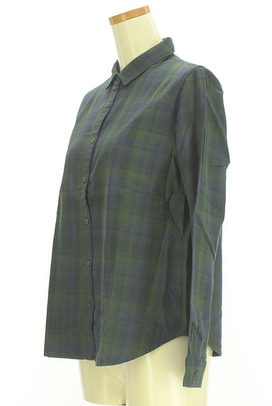 クリックで大画像表示 Samansa Mos2(サマンサモスモス)の古着「チェック柄シャツ(カジュアルシャツ)」大画像3へ