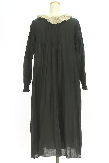 Samansa Mos2（サマンサモスモス）の古着「KAZUMI×Samansa Mos2　フリルカラーピンタックワンピース（ワンピース・チュニック）」大画像２へ